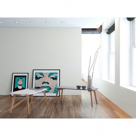 Mesa centro MARCO 110x50cm patas tono roble