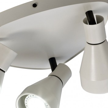 Lámpara plafón 3 focos orientables KOS 2