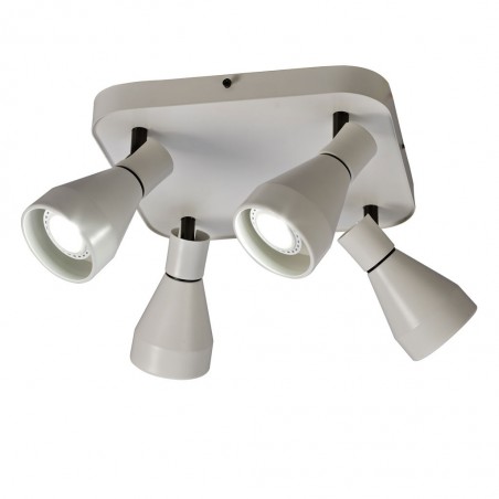 Lámpara plafón 4 focos orientables KOS