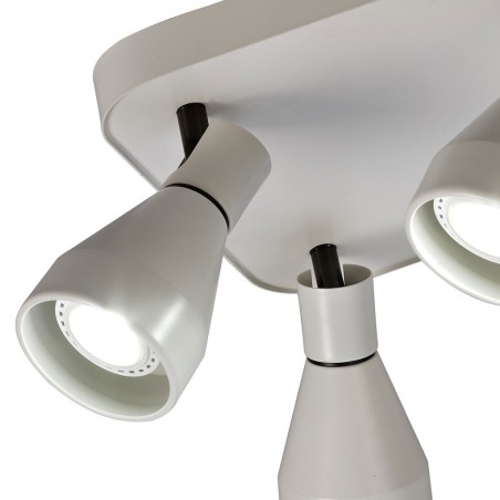 Lámpara plafón 4 focos orientables KOS
