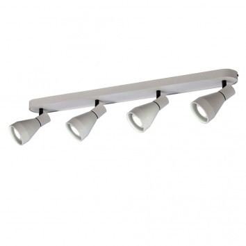 Regleta 4 focos orientables techo o pared KOS