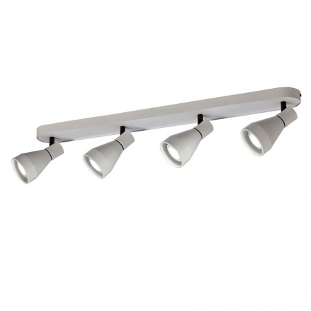 Regleta 4 focos orientables techo o pared KOS