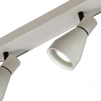 Regleta 4 focos orientables techo o pared KOS 2