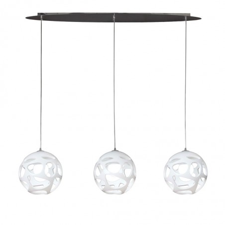 Lámpara colgante de techo ORGANICA 3 luces