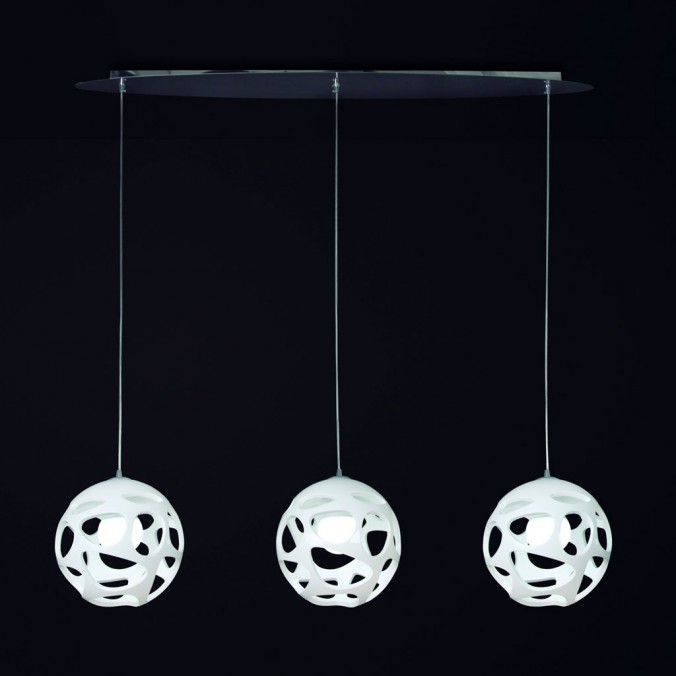 Lámpara colgante de techo ORGANICA 3 luces Lámpara colgante de techo ORGANICA 3 luces