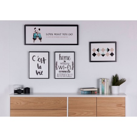 Cuadro BEAR 80x30cm con marco