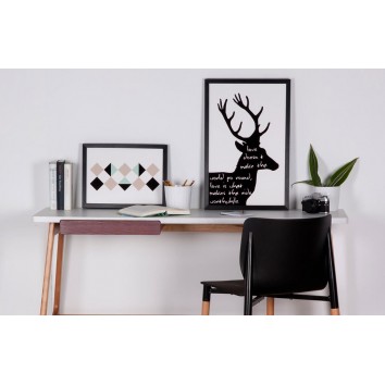 Cuadro BLACK DEAR 40x60cm con marco 2