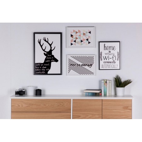 Cuadro BLACK DEAR 40x60cm con marco