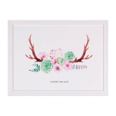 Cuadro ROSES 40x30cm con marco y cristal