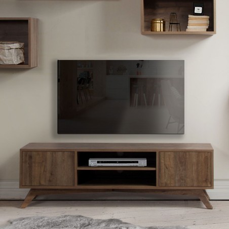 mueble tv estilo escandinavo grande roble
