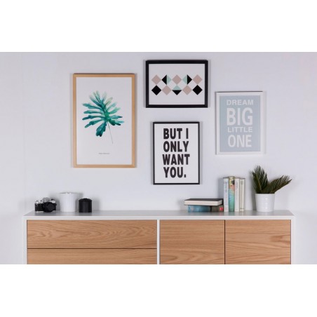 Cuadro WANT YOU 30x40cm con marco