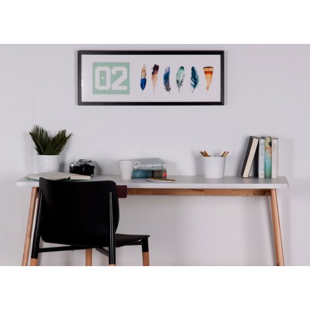 Cuadro OZ 80x30cm con marco y cristal