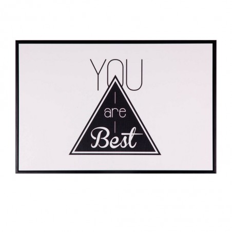 Cuadro YOU ARE BEST 60x40cm con marco