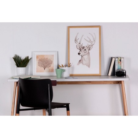 Cuadro ASH 30x30cm con marco y cristal