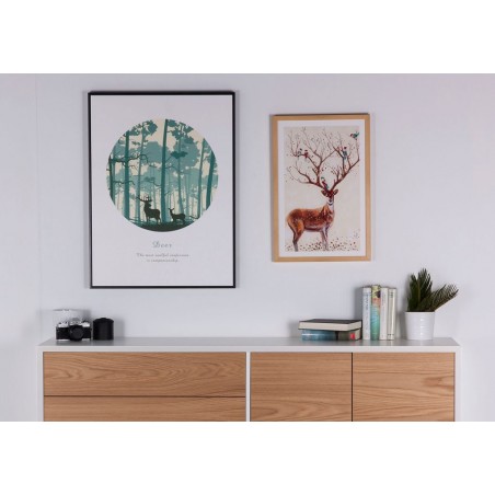 Cuadro NAIF 40x60cm con marco y cristal