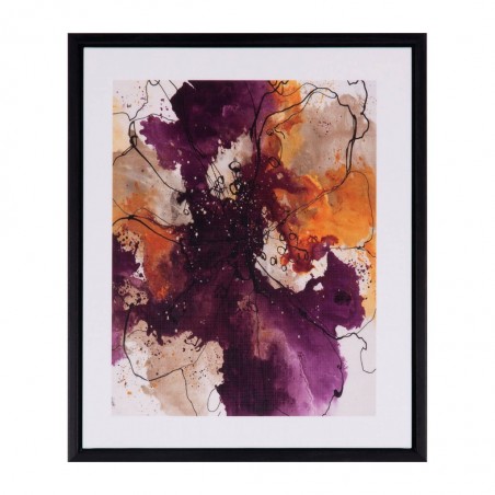 Cuadro POPPY 25x30cm con marco negro