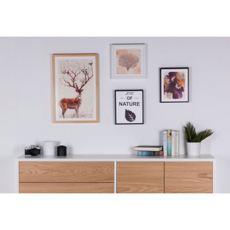 Cuadro POPPY 25x30cm con marco negro