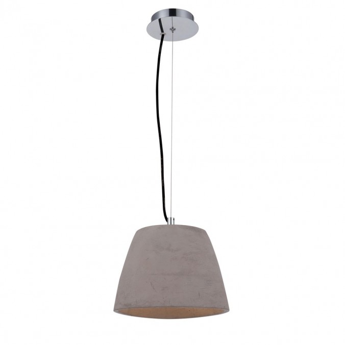 Lámpara colgante TRIANGLE 22cm pantalla cemento