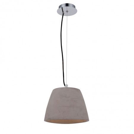 Lámpara colgante TRIANGLE 22cm pantalla cemento