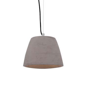 Lámpara colgante TRIANGLE 22cm pantalla cemento