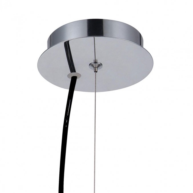 Lámpara colgante TRIANGLE 22cm pantalla cemento