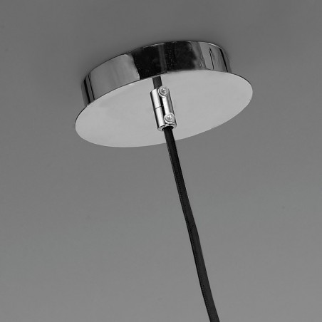 Lámpara colgante TRIANGLE 22cm polimero madera