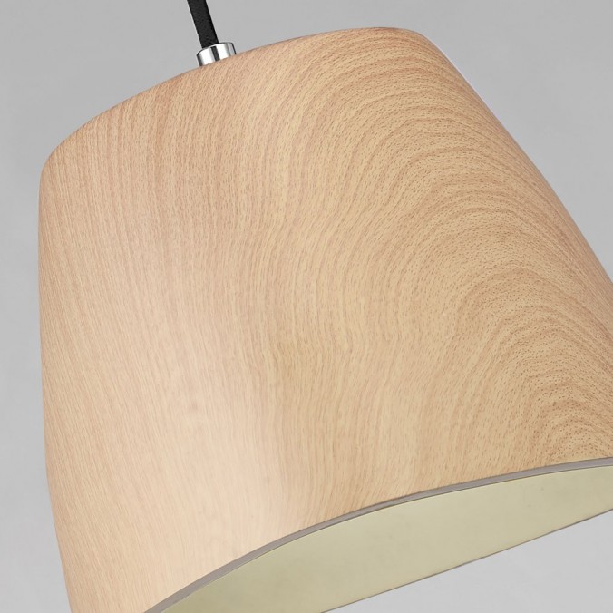 Lámpara colgante TRIANGLE 22cm polimero madera Lámpara colgante TRIANGLE 22cm polimero madera