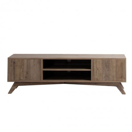 mueble tv estilo escandinavo grande roble