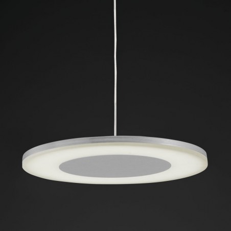 Lámpara colgante LED DISCOBOLO 48cm metal satinado