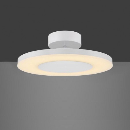 Plafón de techo LED DISCOBOLO 36cm metal blanco