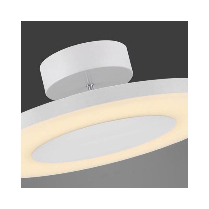 Plafón de techo LED DISCOBOLO 36cm metal blanco