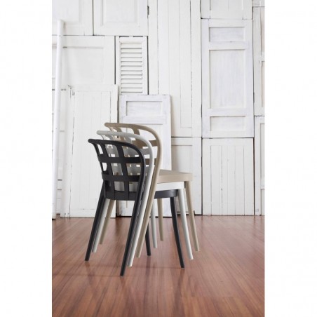 Silla GINA color mint estilo vintage interior y exterior