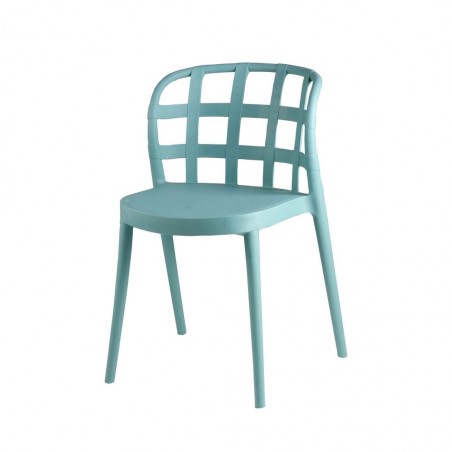 Silla GINA color mint estilo vintage interior y exterior