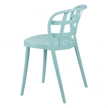 Silla GINA color mint estilo vintage interior y exterior 2
