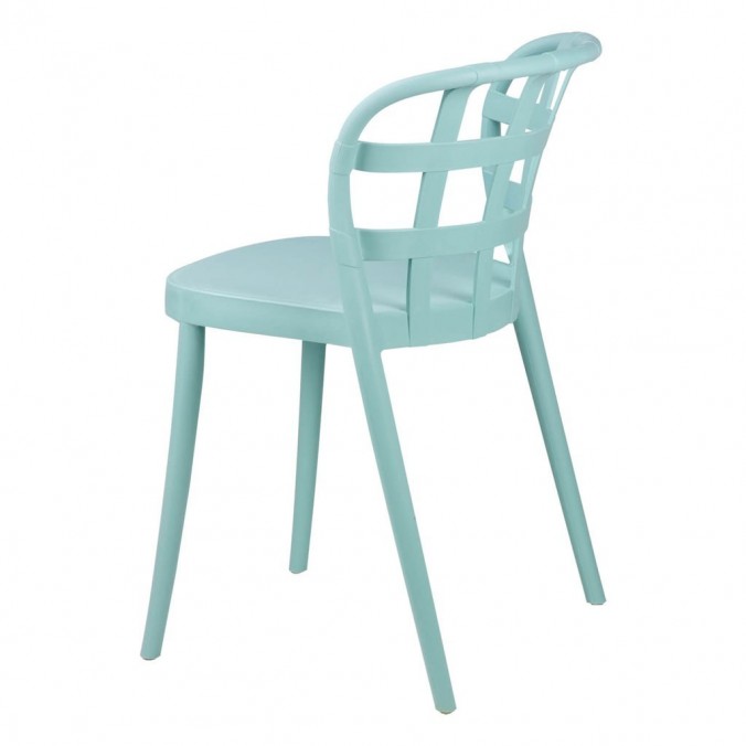 Silla GINA color mint estilo vintage interior y exterior