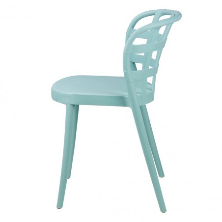 Silla GINA color mint estilo vintage interior y exterior