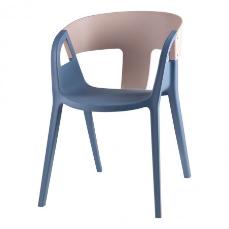 Silla WILLA azul de estilo moderno