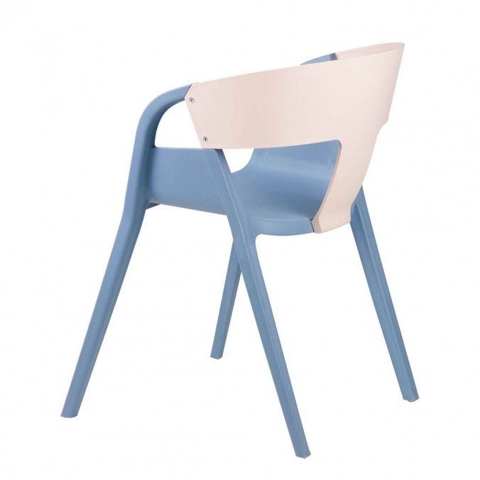 Silla WILLA azul de estilo moderno