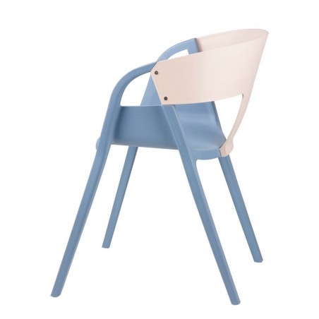 Silla WILLA azul de estilo moderno
