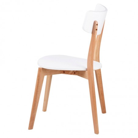 Silla SKAN de estilo nórdico en madera
