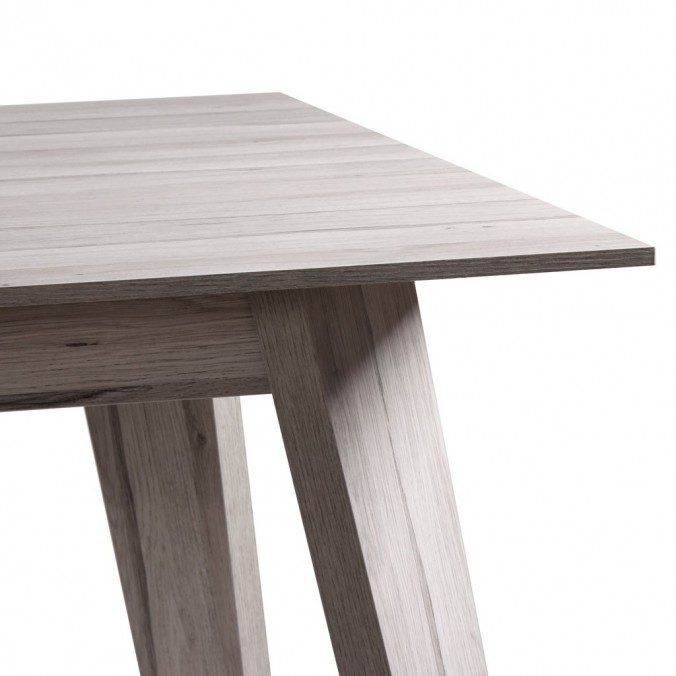 Mesa de diseño nordico comedor roble blanco