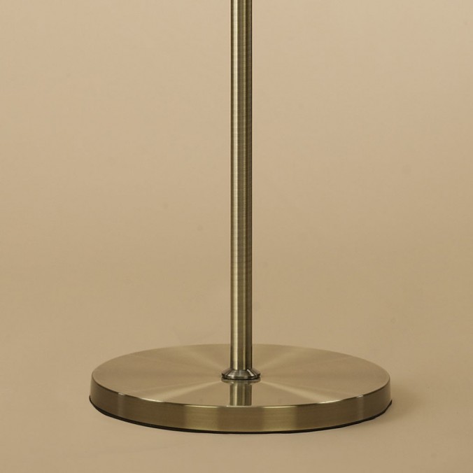 Lámpara pie de salón clásico TIFFANY cuero