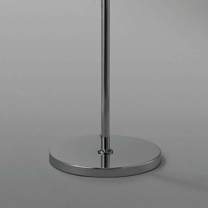 Lámpara pie de salón clásico TIFFANY cromo Lámpara pie de salón clásico TIFFANY cromo