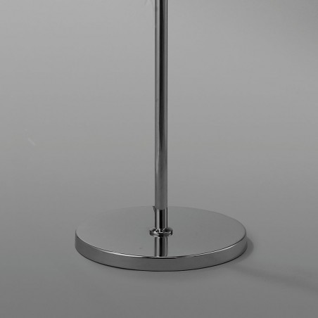 Lámpara pie de salón clásico TIFFANY cromo