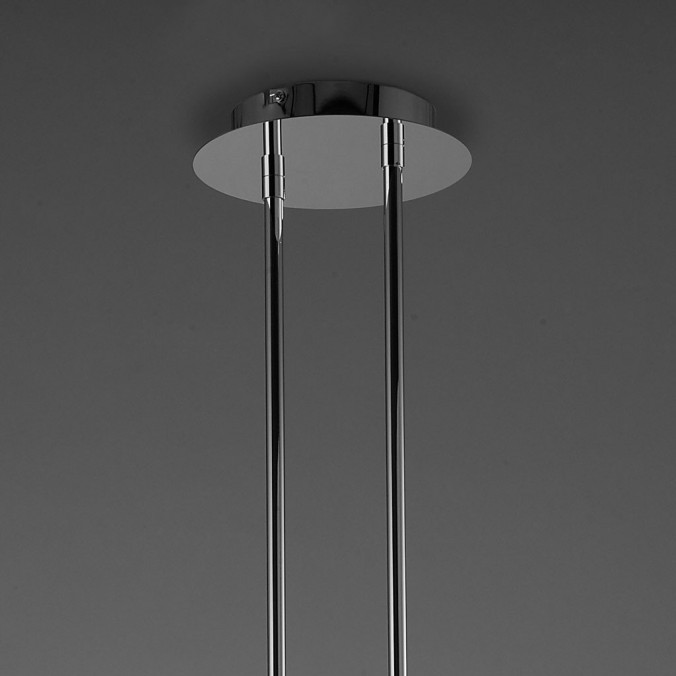 Lámpara techo clásica TIFFANY cromo pantalla oval Lámpara techo clásica TIFFANY cromo pantalla oval