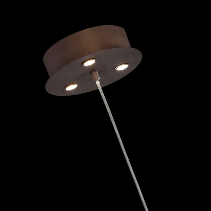 Lámpara colgante de techo LED TAKE bronze