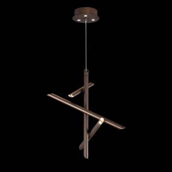 Lámpara colgante de techo LED TAKE bronze