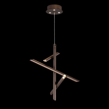Lámpara colgante de techo LED TAKE bronze