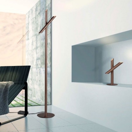 Lámpara de mesa diseño LED TAKE bronze