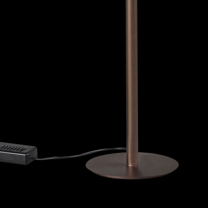 Lámpara de pie doble LED TAKE bronze Lámpara de pie doble LED TAKE bronze